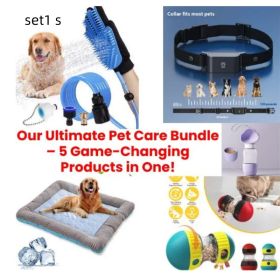 Pet Cooling Pad Bed For Dogs Cats Puppy Kitten Cool Mat Pet Blanket Ice Silk Material Soft For Summer Sleeping  Blue Breathable (Option: 5pcs set1-S)